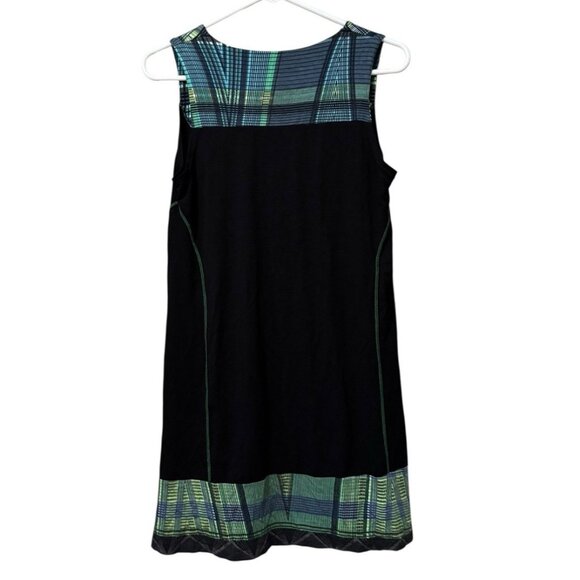 Lior‎ Paris Designer Art Sleeveless Tunic Top Size Measured Stretch Buttons City - Picture 2 of 8